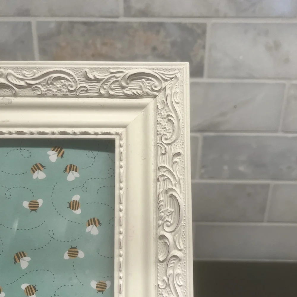 Ornate Antique white,Distressed, French Country,Farmhouse 8